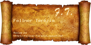 Fellner Terézia névjegykártya